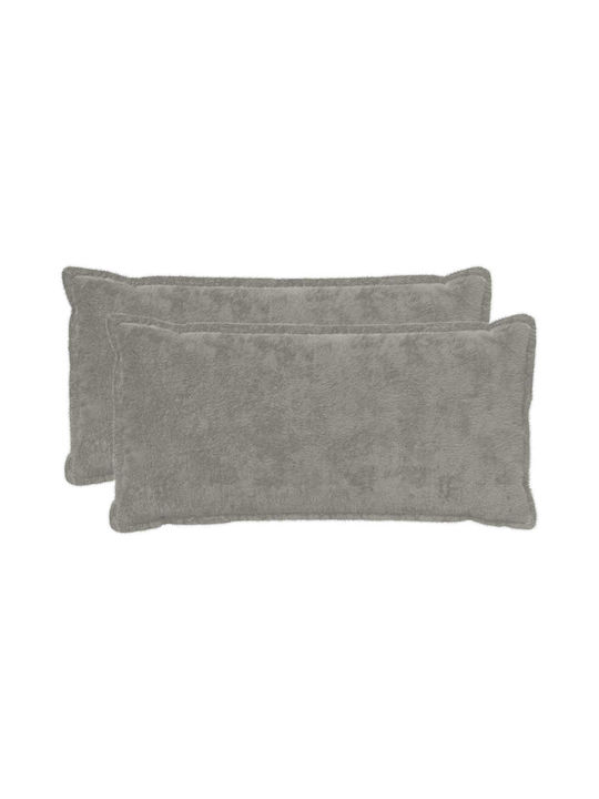 vidaXL Houten Decorative Pillow Case Light Grey...