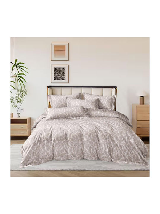 SpitiBazaar Royal Module Cearceafuri De Pat Super Duble Cu Hugger Din Cauciuc 160x200+30cm Gri 4buc