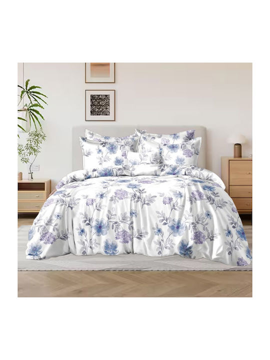 SpitiBazaar Royal Module Cearceafuri De Pat Super Duble Cu Hugger Din Cauciuc 160x200+30cm Alb (4 Buc)