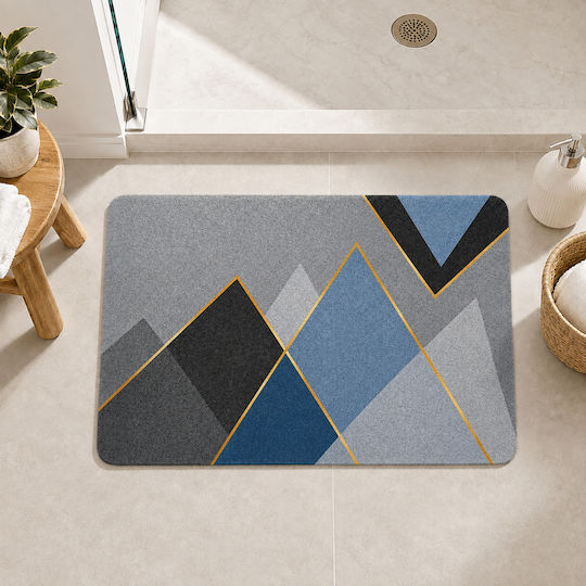 My Home Luxury Rectangular Kitchen Mat with Non-Slip Backing Multi-Purpose 40x60cm