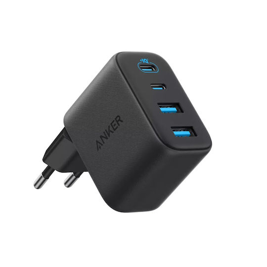 Anker Φορτιστής Χωρίς Καλώδιο με 2 Θύρες USB-A και 2 Θύρες USB-C και Καλώδιο USB-C 50W Power Delivery / Quick Charge 3.0 Μαύρος (Zolo)
