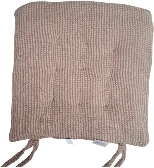 Garden Chair Cushion Beige 40x40cm