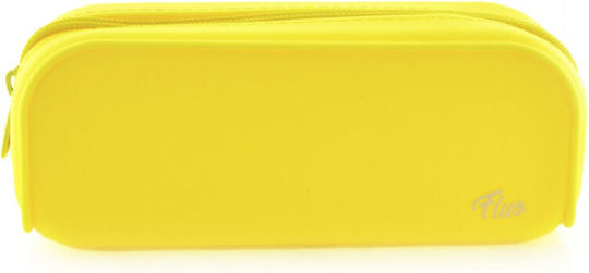 Office Box Fluo Gelbe Federmäppchen aus Silikon
