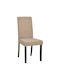 Zeben Dining Chairs with Fabric Upholstery Beige 2 pcs 43.5x55.5x93.5cm