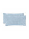 vidaXL Decorative Pillow Case Houten Light Blue 80x40cm