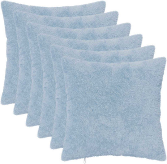 vidaXL vidaXL Dekorativer Kissenbezug Heerlen Hellblau 30x30cm
