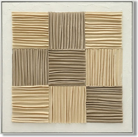 Canvas Painting Handmade Earthy Shades 82x82x4.5