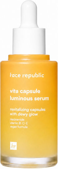 Face Republic Vita Capsule Luminous Хидратиращ Серум за Лице за Блясък и Подхранване 45ml