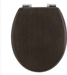 MRShome Plastic Toilet Seat Brown MRShome Plastic Toilet Seat Brown