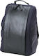 Artisan & Artist Rr4-06c Leder Panel Rucksack Marineblau