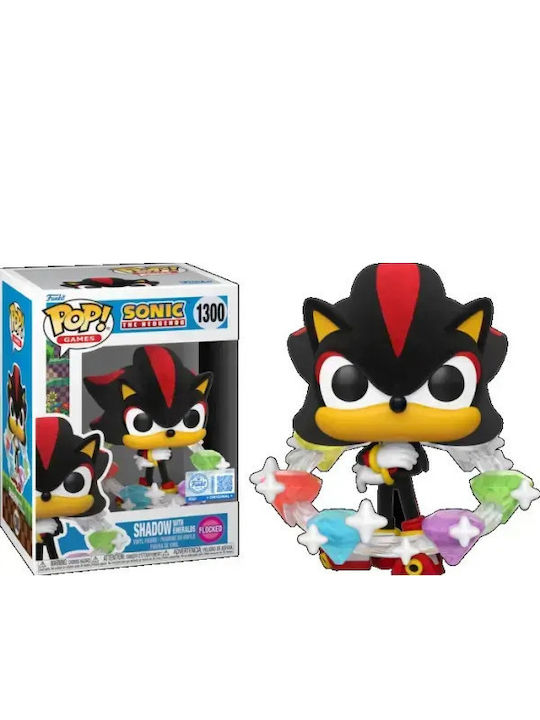 Funko Pop! Игри: Sonic the Hedgehog - Shadow With Emeralds 1300 Флокирано