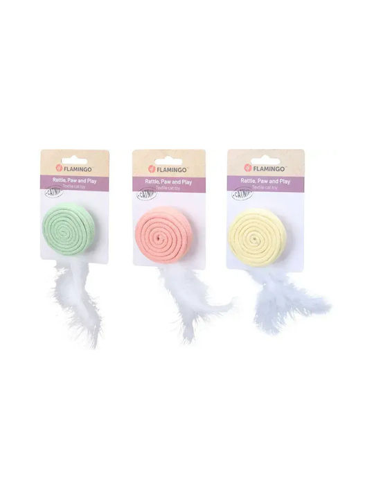 Cat Toy Flamingo Poppy Disc Green