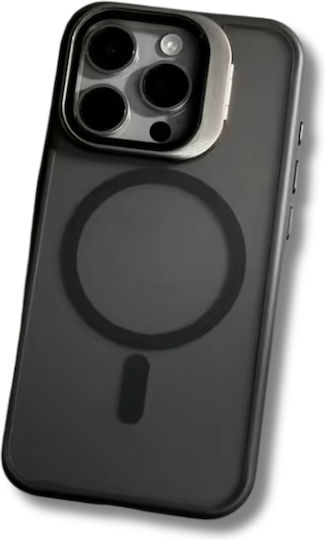 Green On Back Cover Plastic Negru (iPhone 12 / 12 Pro)