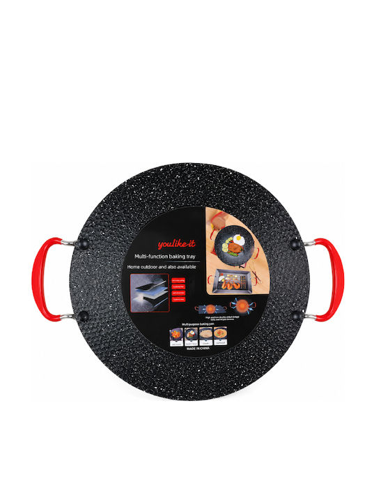 Sidirela Tf242983 Tigaie Dublă din Aluminiu cu Acoperire Antiaderentă 43cm