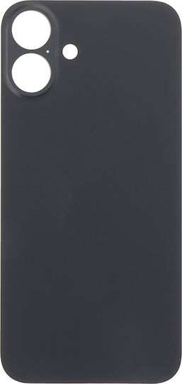 Заден Капак На Батерията Battery Door Adhesive iPhone 16 Plus Голям Отвор Черен