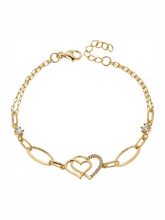 Senza Damentaschenarmband mit Herz-Design aus v...