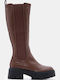 Damenstiefel Mit Gummi Braune