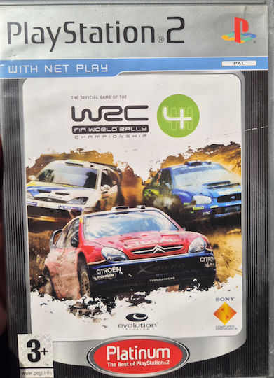WRC 4: FIA World Rally Championship Platinum Edition PS2 Game (Used) (NO COVER)