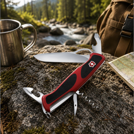 Victorinox Ranger 61 Cuțit elvețian cu 11 instrumente Roșu