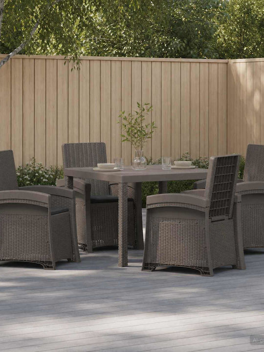 Vidaxl Garten- und Outdoor-Möbelsets 5 Stück mi...