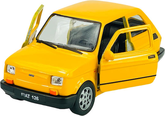 Welly Fiat 126p Жълт 1:34 42372