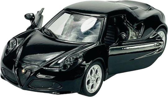 Welly Alfa Romeo 4c Μαυρο 1:34 43676