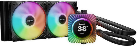 Be Quiet Light Loop IO LCD Răcire cu Lichid AIO CPU cu 2 Ventilatoare 120mm și Iluminare ARGB