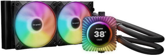 Be Quiet Light Loop IO LCD Υδρόψυξη AIO CPU με 2 Ανεμιστήρες 120mm και ARGB Φωτισμό