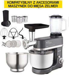 Zelmer Кухненски робот 1800W с Неръждаем Казан 5.7lt Сив Zelmer Кухненски робот 1800W с Неръждаем Казан 5.7lt Сив
