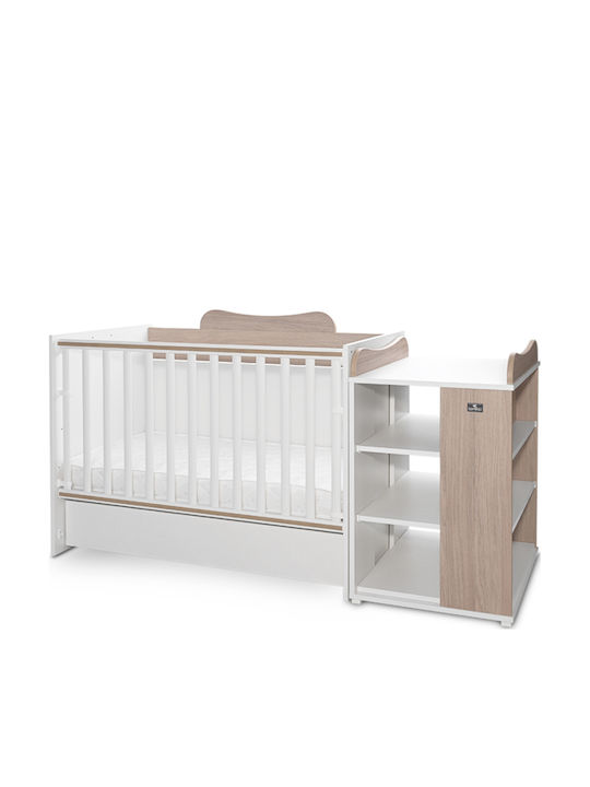 Lorelli Cabrio Babybett Weiß mit Schublade