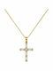 Atofio Kosmima Gold Cross 9K Without Chain