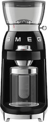 Smeg Електрическа Кафемелачка 150W с Капацитет 240gr и 8 Степени на Смилане Черна