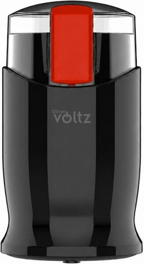Voltz Електрически Мелачка За Кафе 150W С Капацитет За Кафе На Зърна 60гр Черен