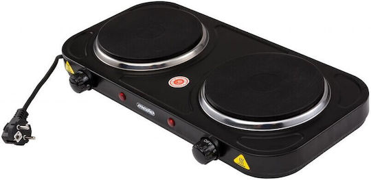 Adler Tabletop Enamel Double Black Burner