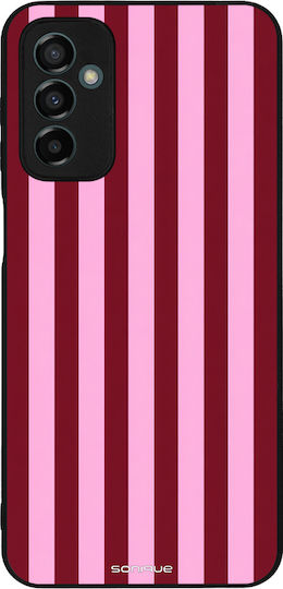 Sonique Stripe Stories Series Handyhüllen Samsung Galaxie M23 5G Rosa Rote
