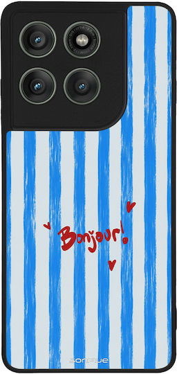 Sonique Stripe Stories Series Case Motorola Edge 60 Pro 5g Bonjour Blue