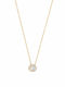 Ioannis Kosmima Necklace From 9 K Gold With Blue Zircon