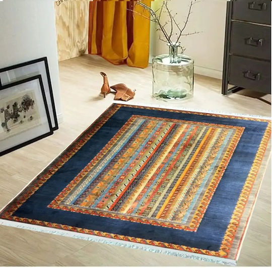 Covor Coridor Bumbac Albastru 80x150cm