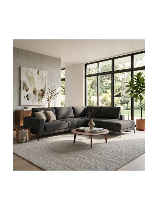 Selio Corner Couch with Left Corner Anthracite ...