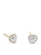 Chrilia Gold Earrings with Stones
