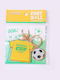 Ключодържател Акрилен Soccer Жълт Hy-ysk8001