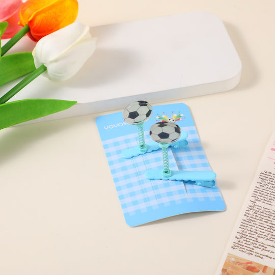 Set Cu Clemă De Păr Soccer – Fixe Plate 2 Bucăți