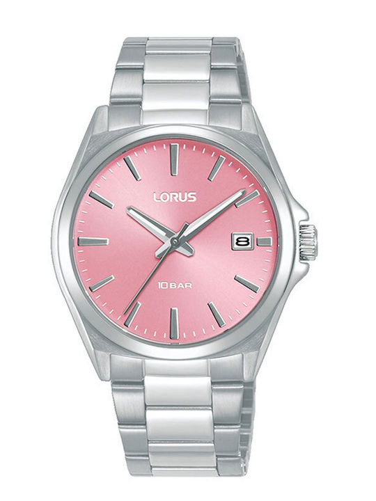 Lorus Womens Watch 10mm Battery With Silver Metal Bracelet