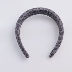 Leopard Print Series Στέκα Μαλλιών – Γκρι