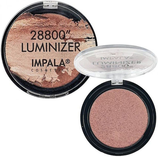 Impala Luminizer 28800 Compact Highlighter Pink Glow Λαμψη No 01 7gr