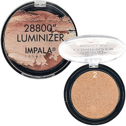Impala Luminizer 28800 Compact Highlighter Golden Glow Glow No 01 7gr Impala Luminizer 28800 Compact Highlighter Golden Glow Glow No 01 7gr