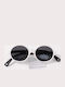 Round Kids White Sunglasses