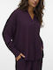 Long Sleeve Women's Shirt Burgundy