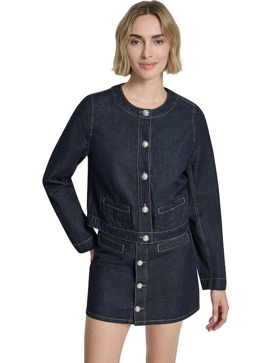 DKNY Women's Blue Jean Jacket
