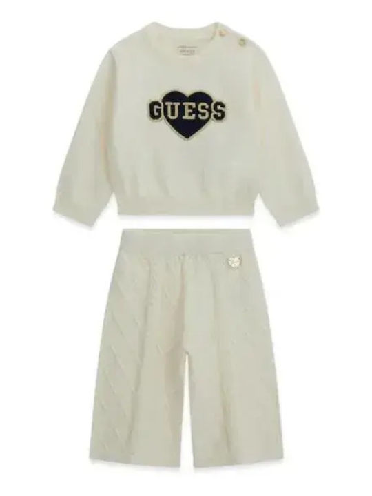Guess Summer Set 2 Pieces Cream White
